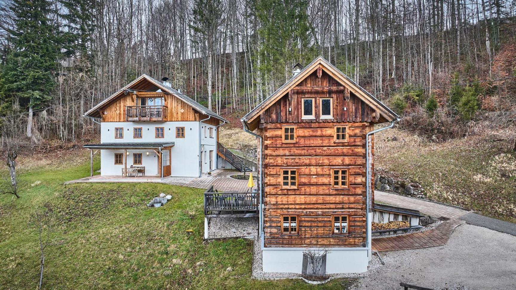 Waldharmonie - Chalet & Apartments Bad Goisern Exteriör bild