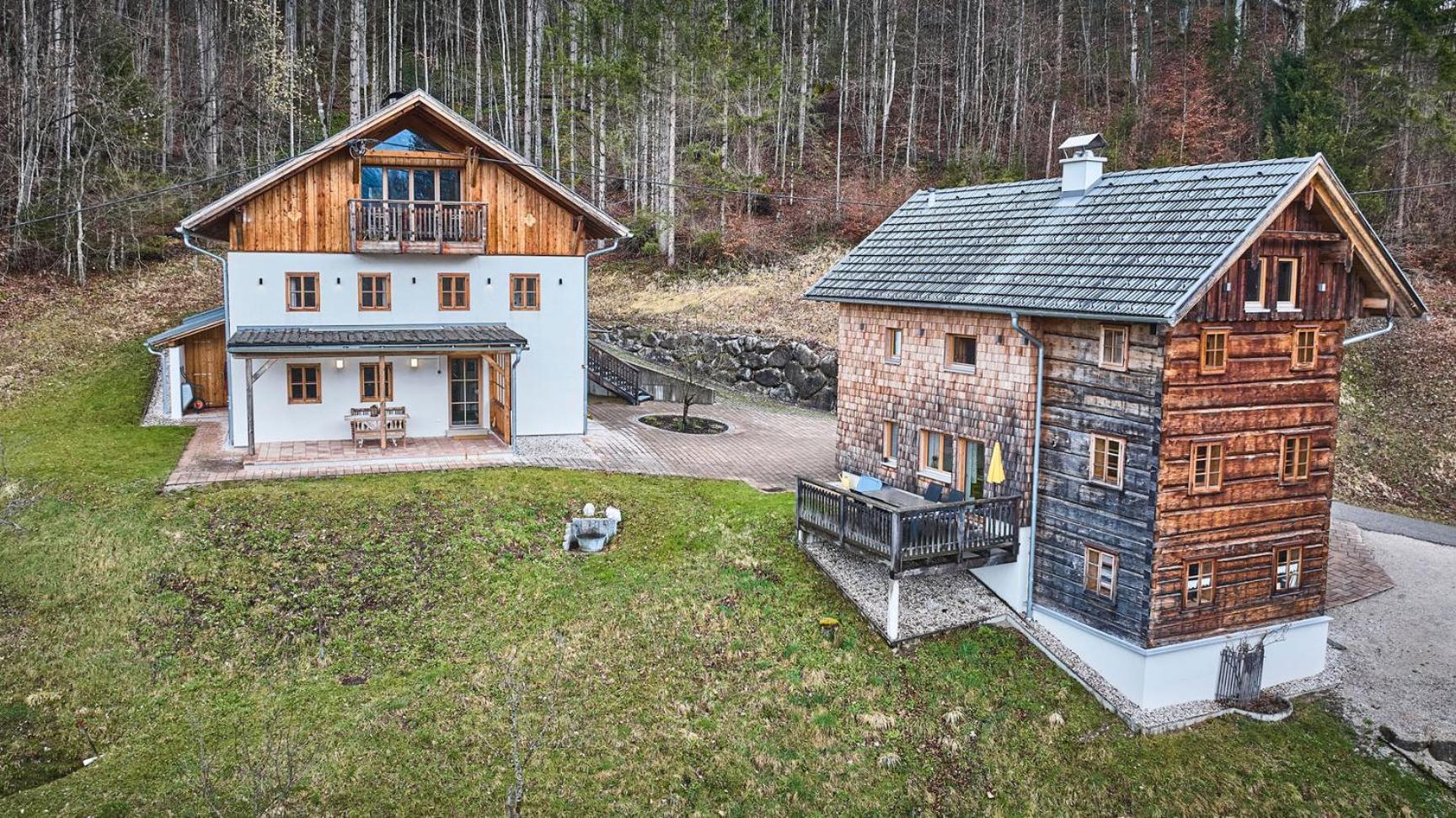 Waldharmonie - Chalet & Apartments Bad Goisern Exteriör bild